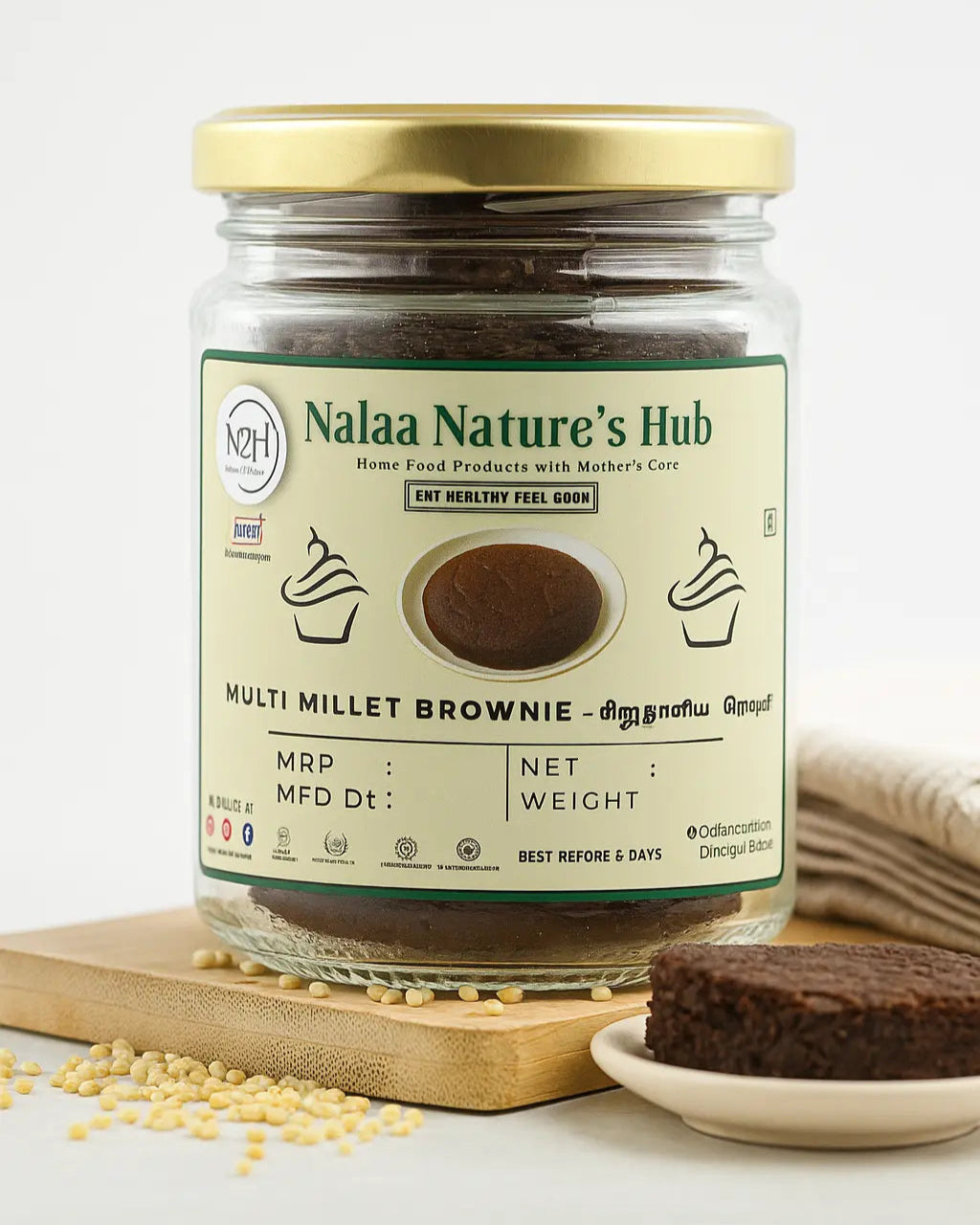 Multi Millet Brownie