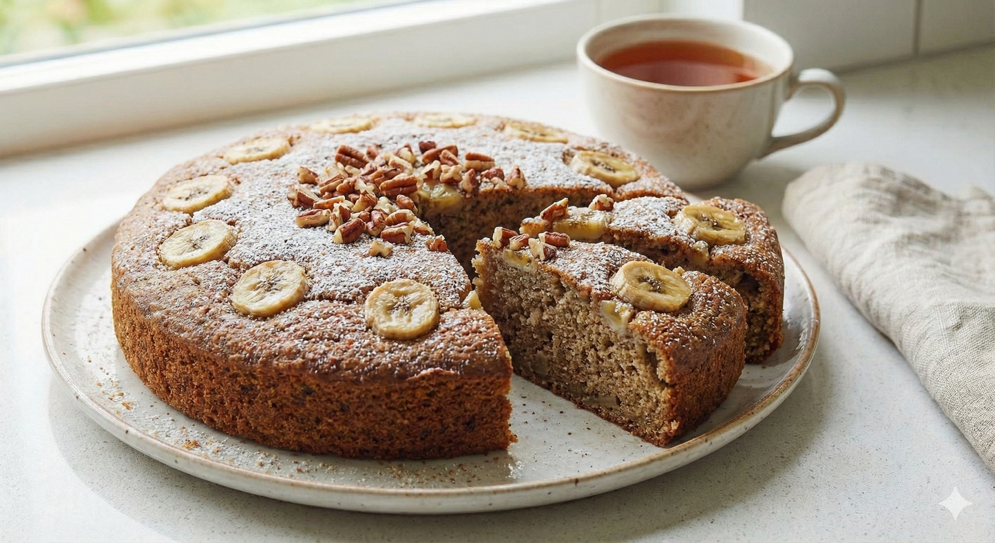 Wheat Banana Cake