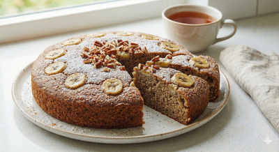 Wheat Banana Cake